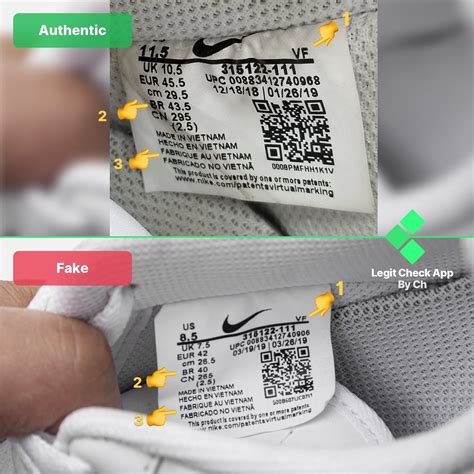 nike shoes zone fake|how to identify a fake nike.